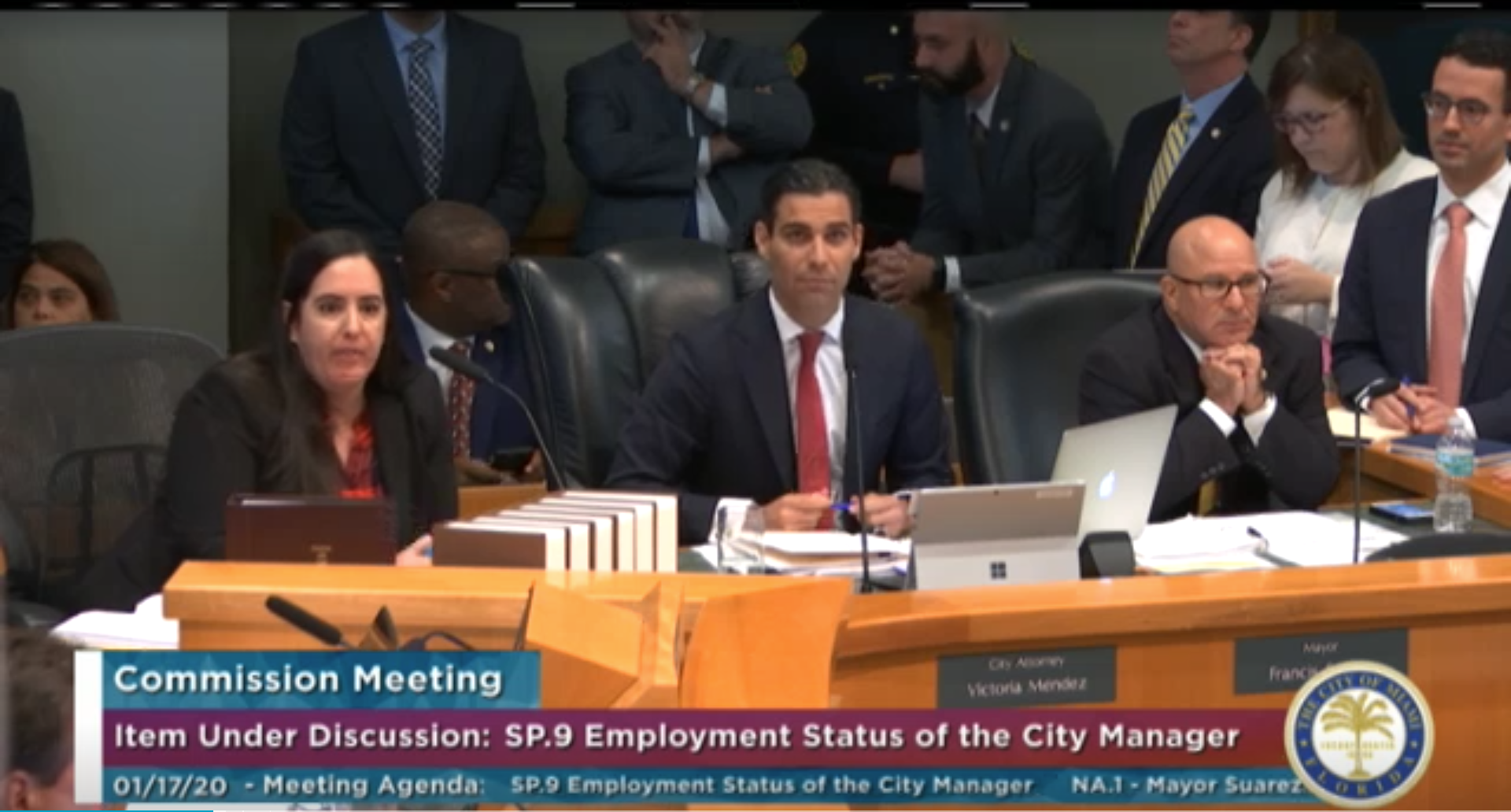 Miami commission meeting